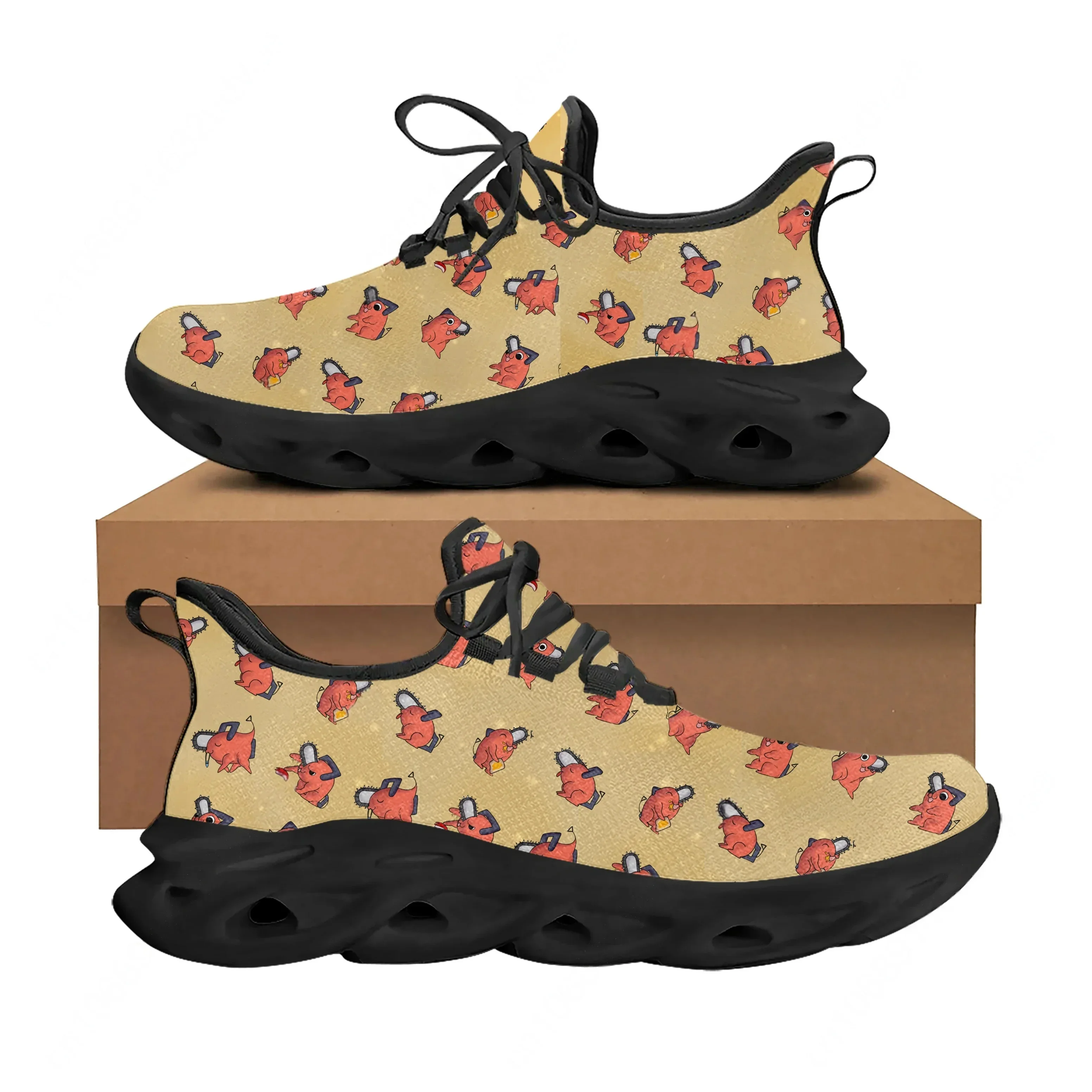 C-Chainsaw Man Flats Sneakers Mens Womens Teenager Sports Running Shoes High Quality Cowboy Custom Lace Up Mesh Footwear
C-Chainsaw Man Flats Sneakers Mens Womens Teenager Sports Running Shoes High Quality Cowboy Custom Lace Up Mesh Footwear