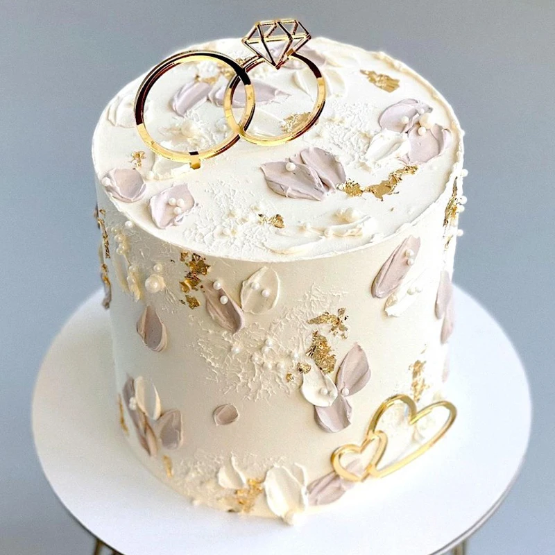 Diamond Rings Acrylic Wedding Cake Decorations Baking Party Gifts Dessert Accessories
Diamond Rings Acrylic Wedding Cake Decorations Baking Party Gifts Dessert Accessories