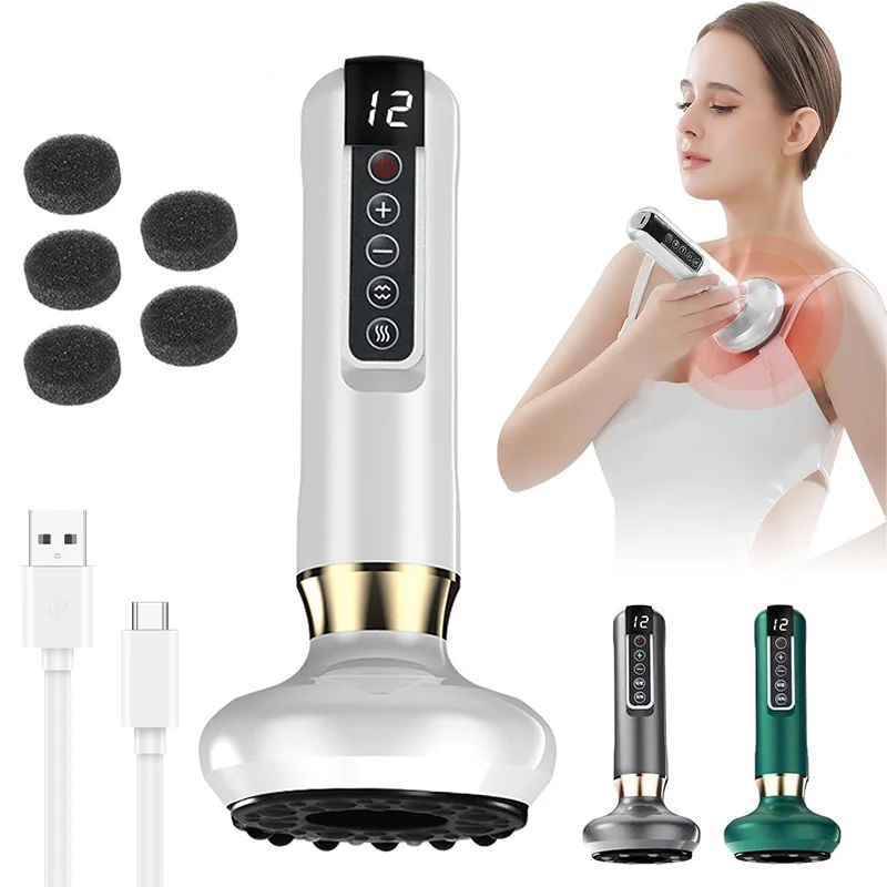 Electric Cupping Massager Vacuum Suction Cup GuaSha AntiCellulite Scraping Infrared Theraphy Heat Slimming Massage Beauty Health
Electric Cupping Massager Vacuum Suction Cup GuaSha AntiCellulite Scraping Infrared Theraphy Heat Slimming Massage Beauty Health