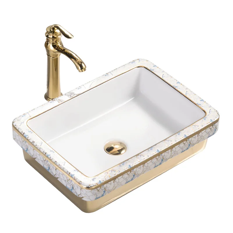 Bathroom balcony sink ceramic integrated basin single basin round art
Bathroom balcony sink ceramic integrated basin single basin round art