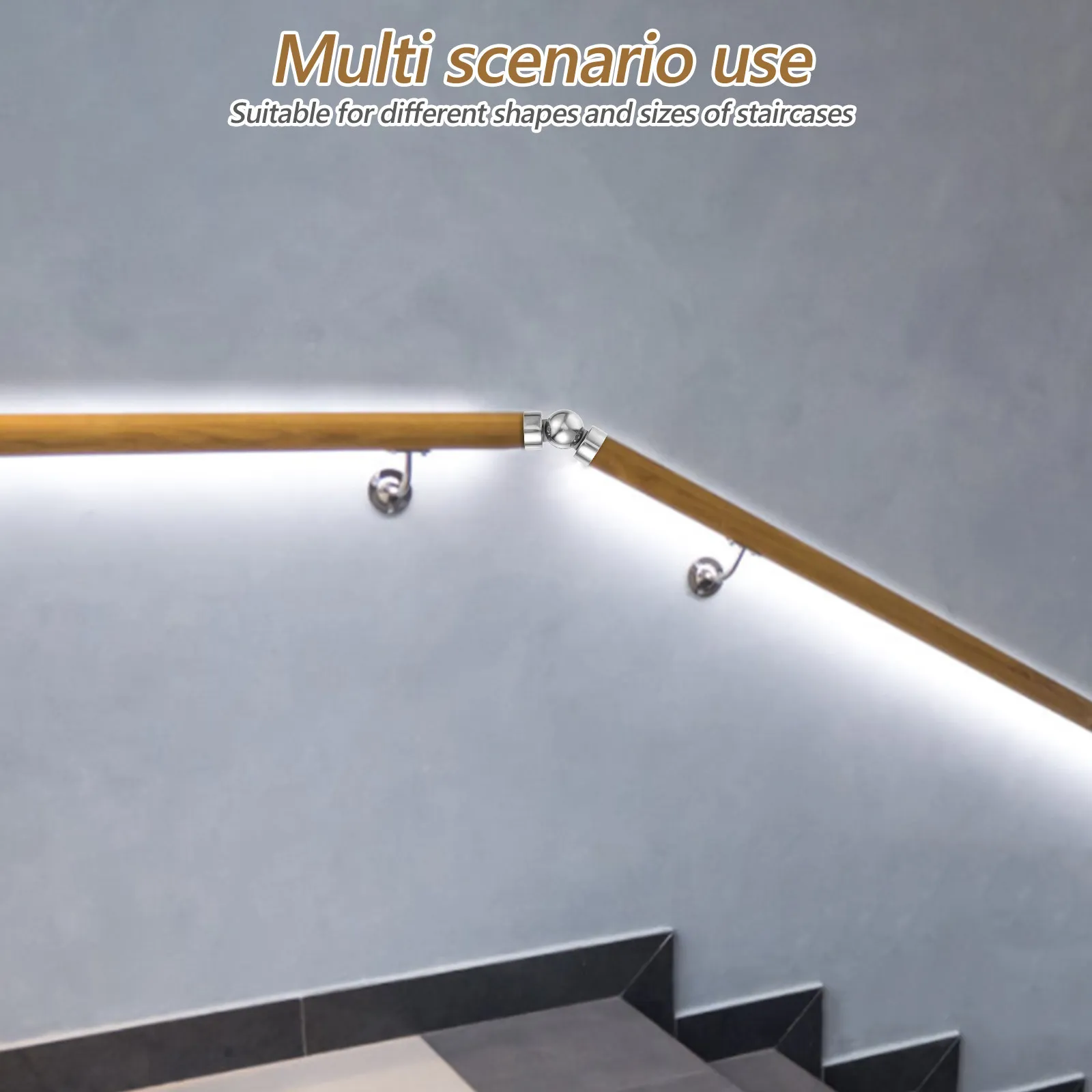 Stainless Steel Handrail Connector Extended Stair Railing Angle Elbow Connector Indoor Outdoor Stair Handrail End Caps Fittings
Stainless Steel Handrail Connector Extended Stair Railing Angle Elbow Connector Indoor Outdoor Stair Handrail End Caps Fittings