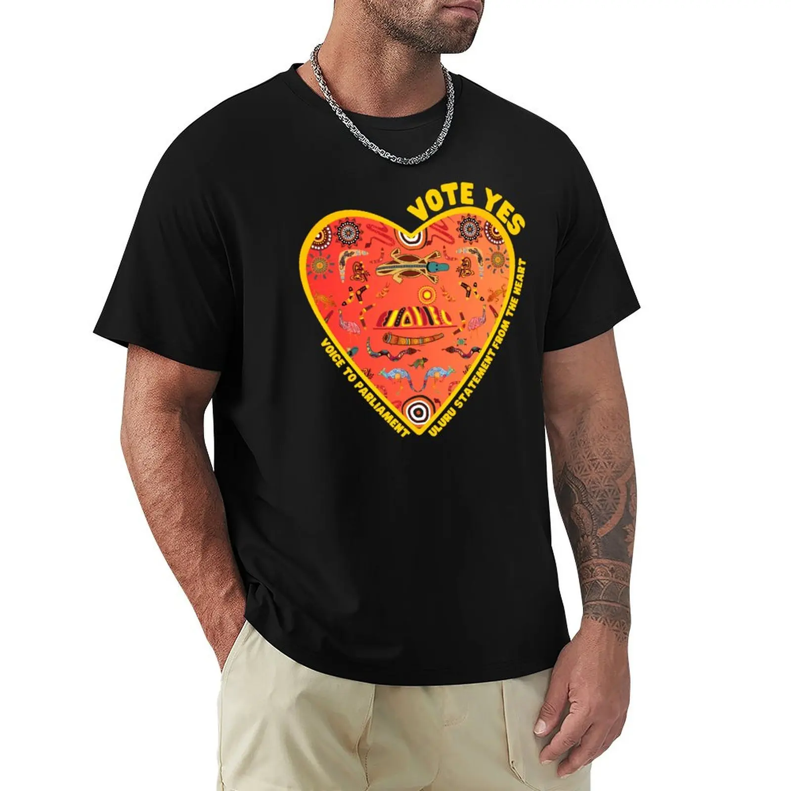 Vote Yes - Uluru Statement - From The Heart T-Shirt Thanksgiving Casual Tee
Vote Yes - Uluru Statement - From The Heart T-Shirt Thanksgiving Casual Tee