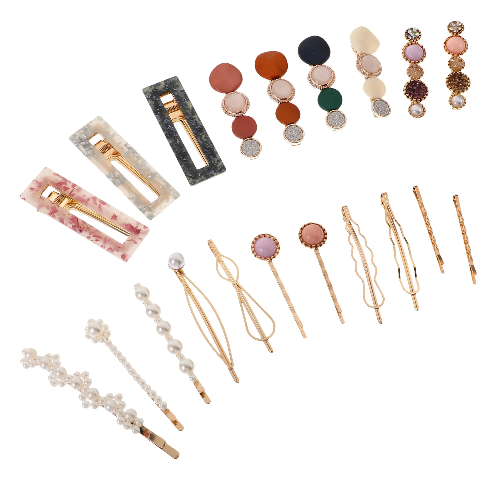 20 Pcs Hair Clip Set Women Bobby Pin Small Metal Curls Accessories Durable Elegant For Thick Thin Hair Straight Curly Hairstyles
20 Pcs Hair Clip Set Women Bobby Pin Small Metal Curls Accessories Durable Elegant For Thick Thin Hair Straight Curly Hairstyles
