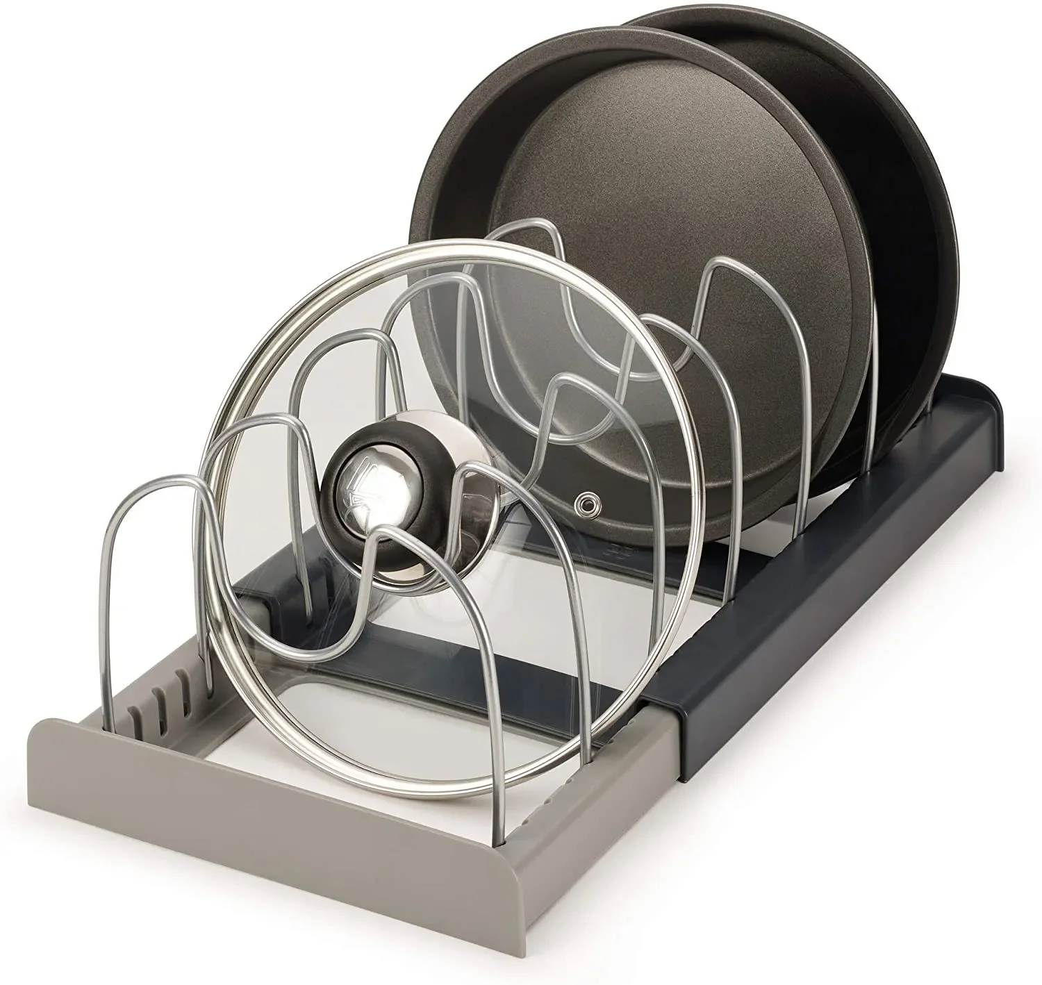 Kitchen Supplies Storage Rack Countertop Retractable Pot Cover Rack Kitchenware Storage Rack Drain Tray Organizer
Kitchen Supplies Storage Rack Countertop Retractable Pot Cover Rack Kitchenware Storage Rack Drain Tray Organizer