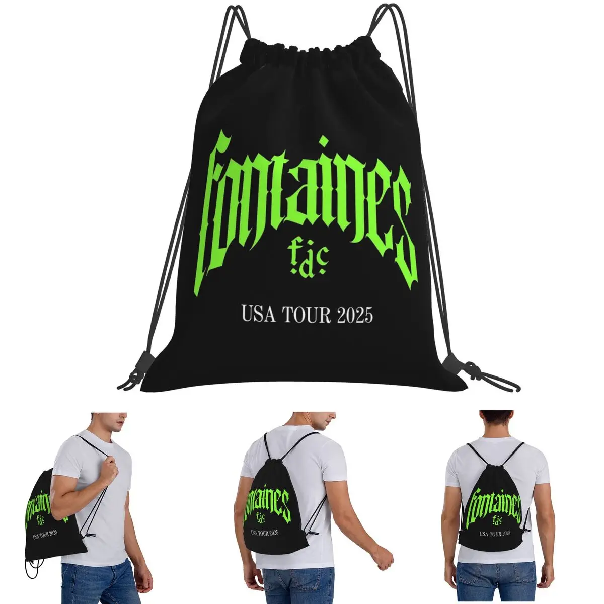 Fontaines DC Band Tour 2025 Backpacks Portable Drawstring Bags Shoes Bag Book Bags for Man Woman Students
Fontaines DC Band Tour 2025 Backpacks Portable Drawstring Bags Shoes Bag Book Bags for Man Woman Students