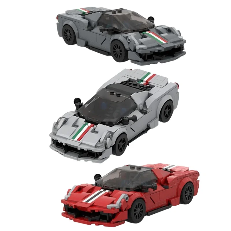 Ferraried 488 pista racing sports car Technical Famous Vehicle Championed 8 Racer Building Blocks Moc Brick Toy
Ferraried 488 pista racing sports car Technical Famous Vehicle Championed 8 Racer Building Blocks Moc Brick Toy