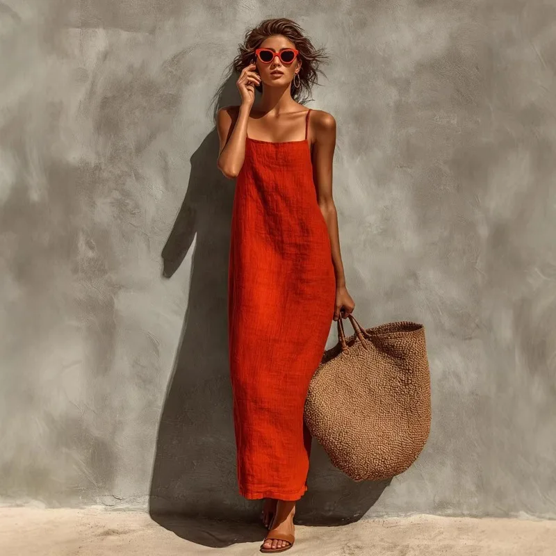 A Classic and Fashionable Bohemian Vacation Dress with New Halter and Square Neck Design Cross-border Travel From Europe America
A Classic and Fashionable Bohemian Vacation Dress with New Halter and Square Neck Design Cross-border Travel From Europe America