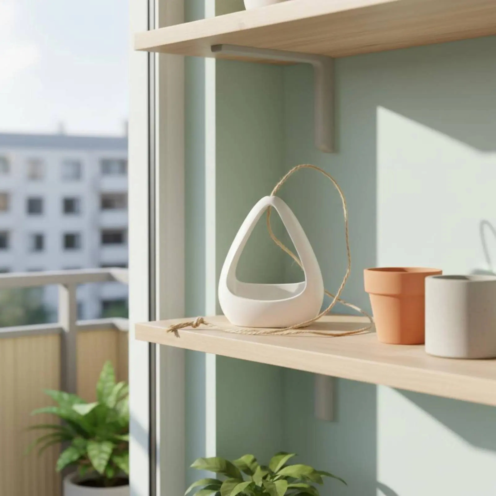 Ceramic Hanging Planter Minimalist Rope Hanging Flower Pot Rope Plant Pot Decorative Home Decor Matte Glaze for Balcony, Indoor
Ceramic Hanging Planter Minimalist Rope Hanging Flower Pot Rope Plant Pot Decorative Home Decor Matte Glaze for Balcony, Indoor