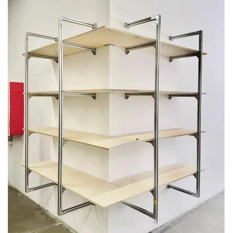 Aluminum Profile Birch Multilayer Board Corner Rack Shelf Wall Multilayer Rack Decorative Rack Creative Home Storage
Aluminum Profile Birch Multilayer Board Corner Rack Shelf Wall Multilayer Rack Decorative Rack Creative Home Storage