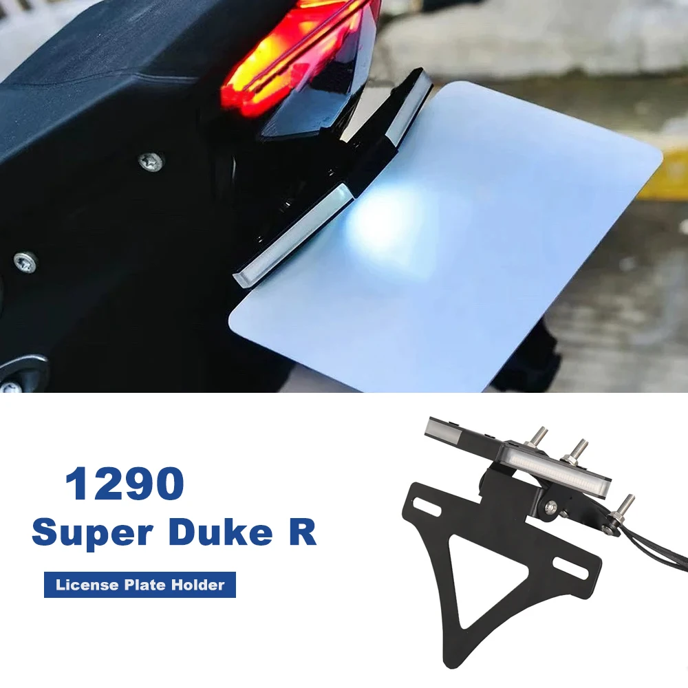 For 1290 Super Duke R 2020-2025 License Plate Lights Motorcycle Accessories License Plate Holder Frame Bracket 1290 Superduke R
For 1290 Super Duke R 2020-2025 License Plate Lights Motorcycle Accessories License Plate Holder Frame Bracket 1290 Superduke R