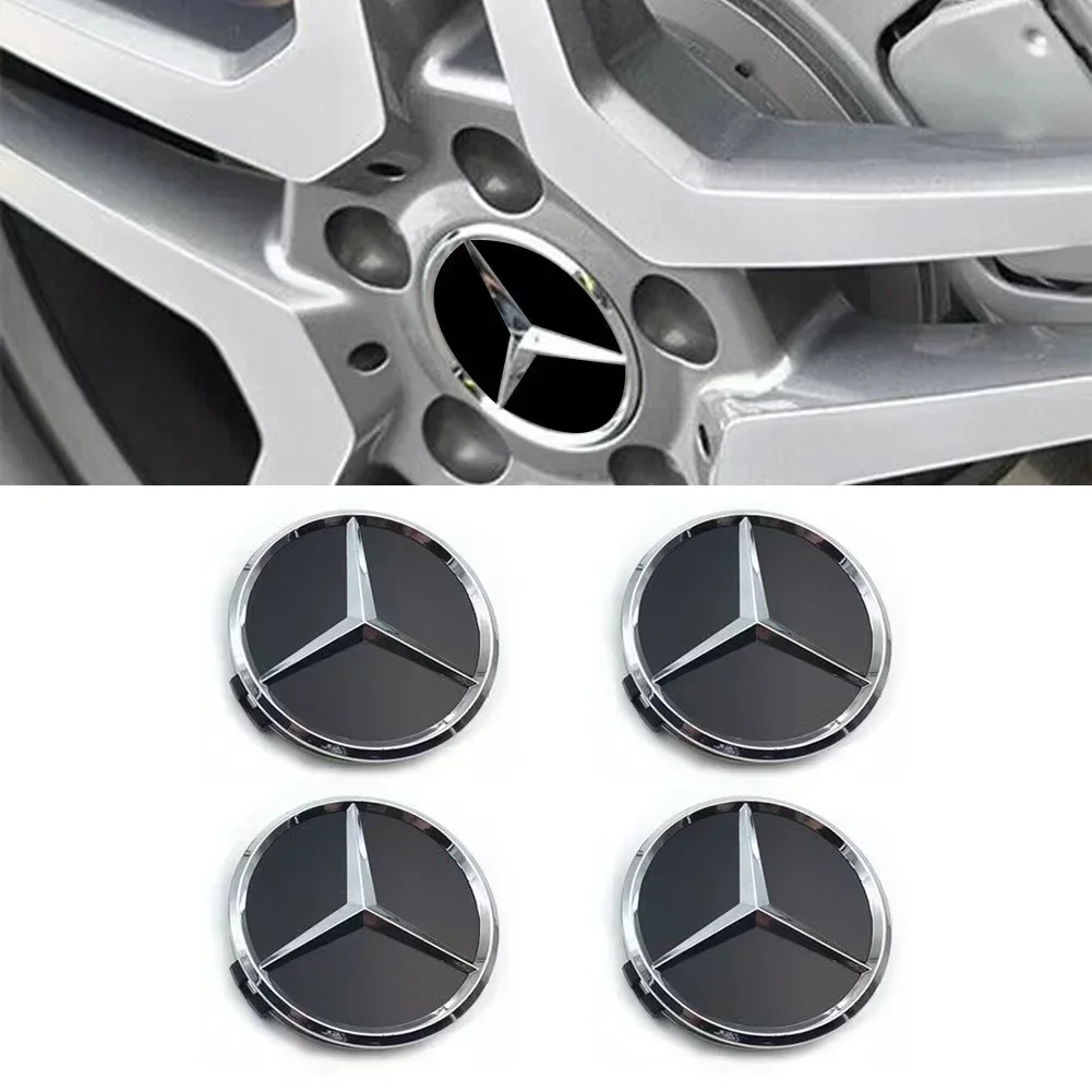 4Pcs/set 75MM/60MM Car Wheel Center Hub Cap Covers For Mercedes Benz Black Badge Rim Cover Auto Style Decorate Accessories
4Pcs/set 75MM/60MM Car Wheel Center Hub Cap Covers For Mercedes Benz Black Badge Rim Cover Auto Style Decorate Accessories