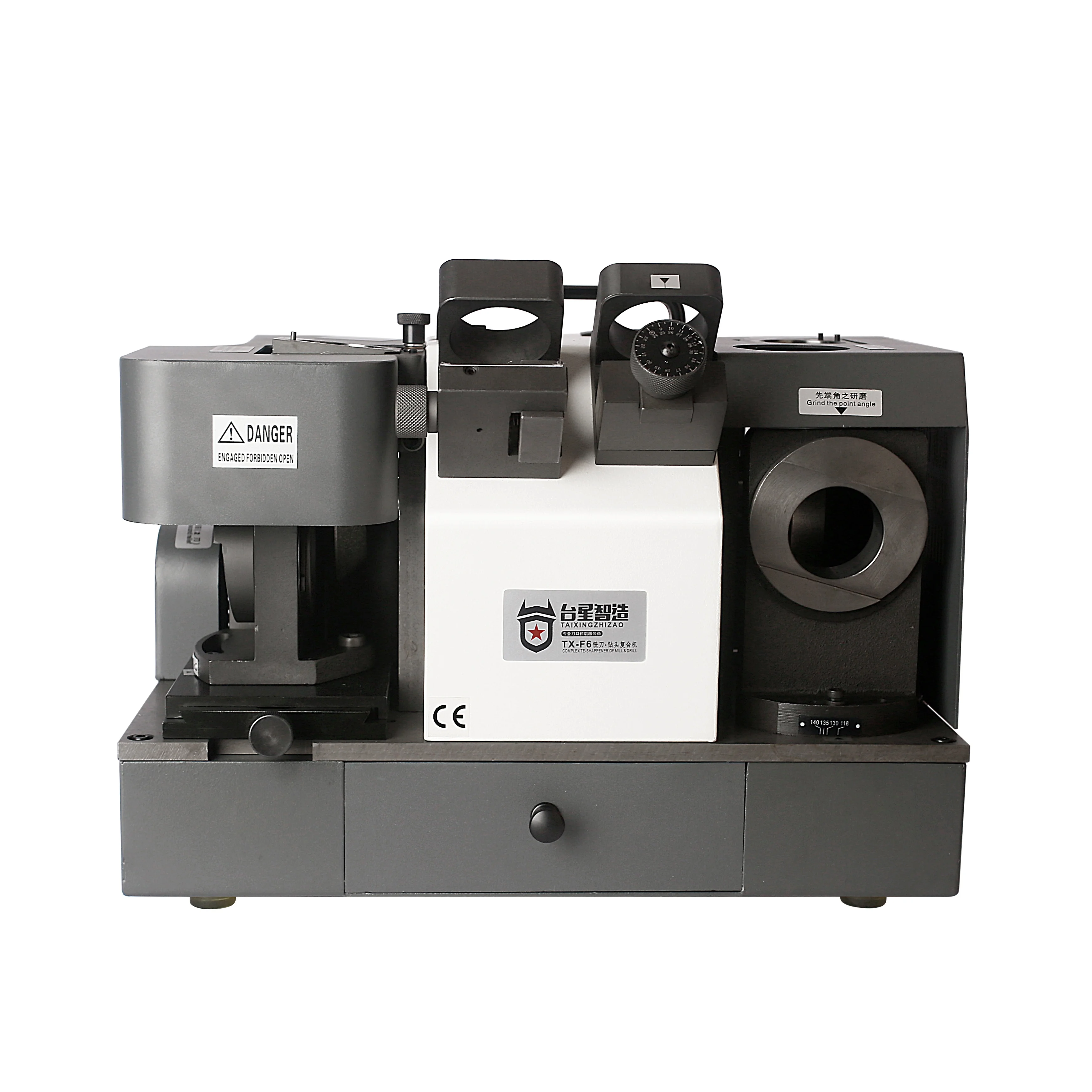 TXMC TX-F6 12-30mm Multifunctional Easy Complex End Mill Grinder And Drill Bit Grinder Sharpener
TXMC TX-F6 12-30mm Multifunctional Easy Complex End Mill Grinder And Drill Bit Grinder Sharpener