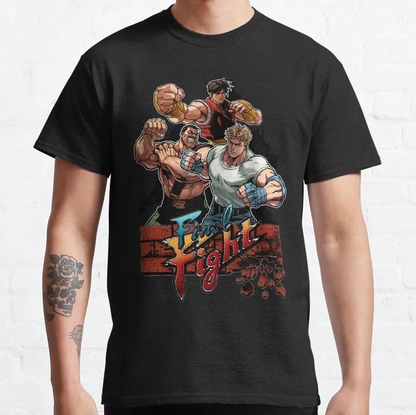 Final Fight 80s Retro Combat Gift t shirt 0624 Arcade game Graphic Tee 100% cotton printed Y2K Clothes Large size Tops S-6XL
Final Fight 80s Retro Combat Gift t shirt 0624 Arcade game Graphic Tee 100% cotton printed Y2K Clothes Large size Tops S-6XL