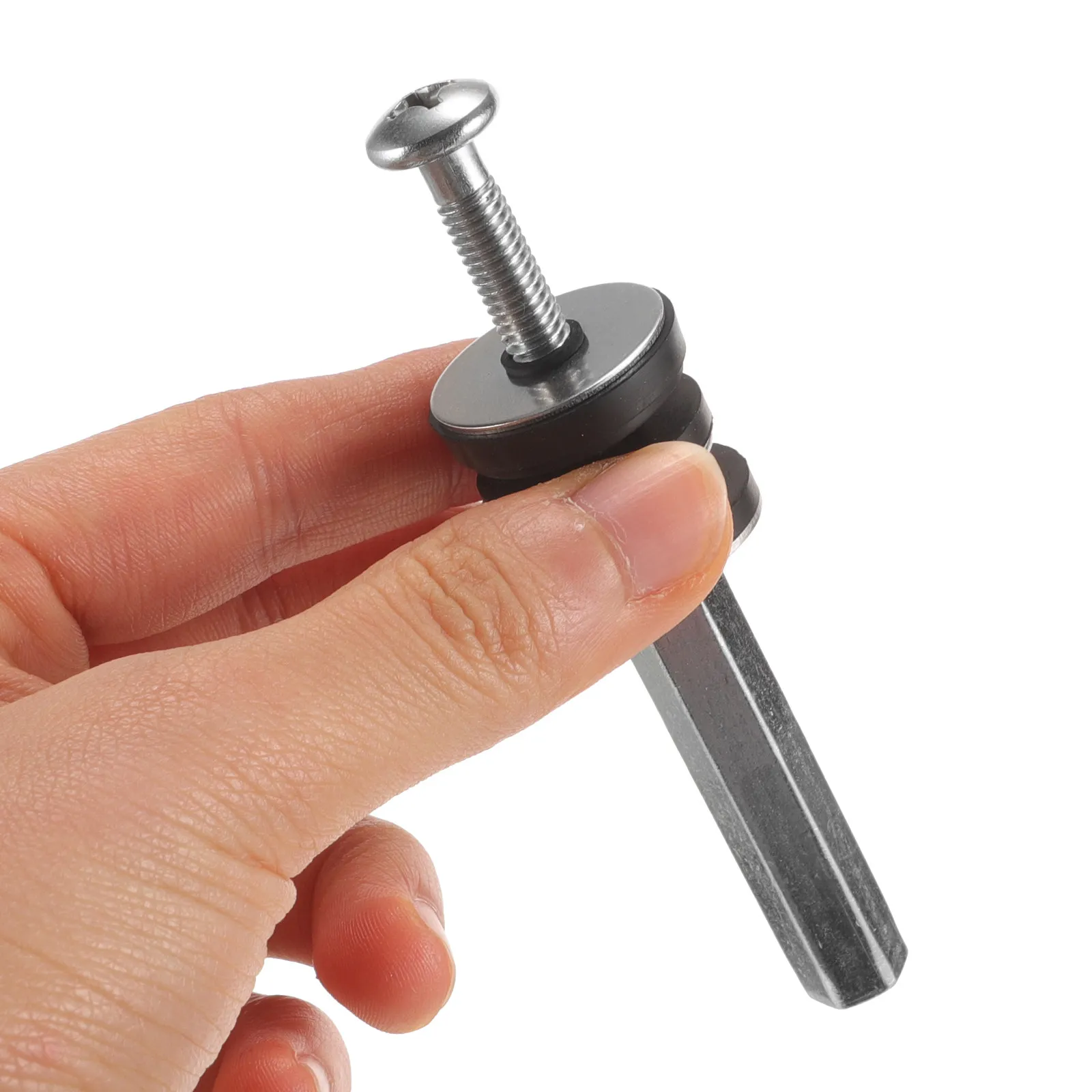 1Pair Heavy Duty Stainless Steel Toilet Seat Bolts Nuts and Washers with Superior Sealing Ring for Easy No Tool Installation
1Pair Heavy Duty Stainless Steel Toilet Seat Bolts Nuts and Washers with Superior Sealing Ring for Easy No Tool Installation