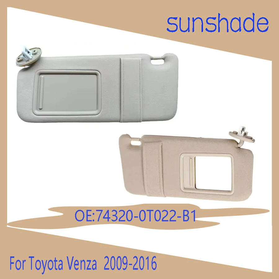For Toyota Venza visor 74320-0T021-B1 2009 2010 2011 2012 2103 2014 2015 2016 Makeup mirror 74320-0T022-B1 interior auto parts
For Toyota Venza visor 74320-0T021-B1 2009 2010 2011 2012 2103 2014 2015 2016 Makeup mirror 74320-0T022-B1 interior auto parts