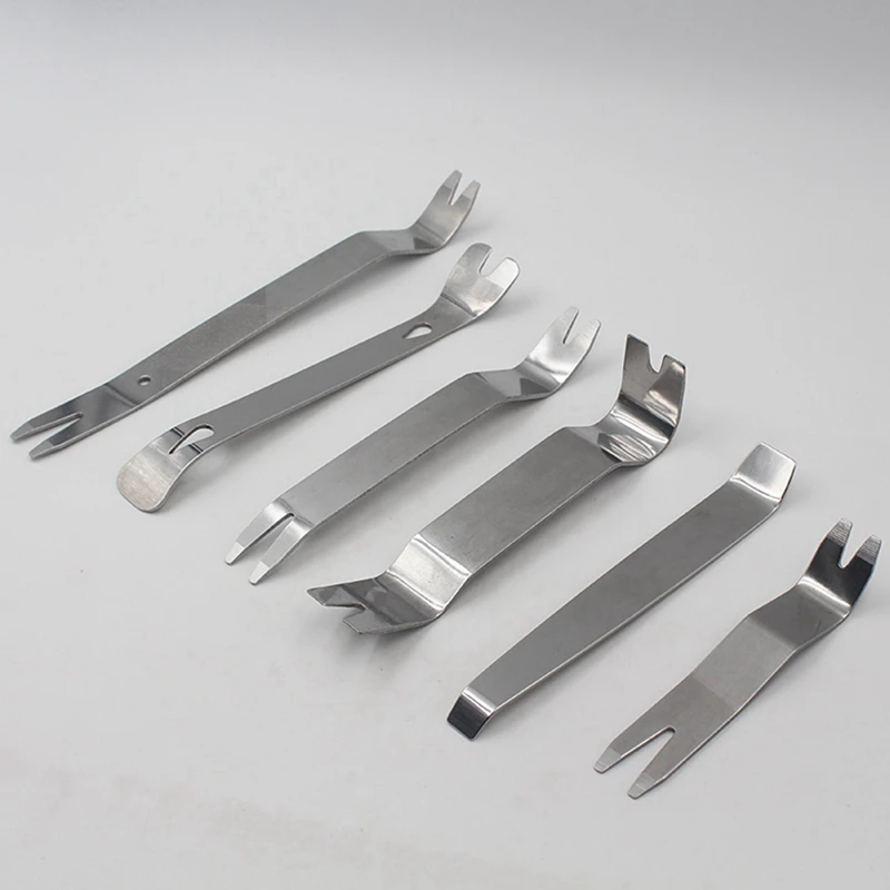 12 Pcs Set Silver Stainless Steel Car Radio Removal Tool Car Door Clip Panel Audio Stereo Dismantle Pry Tool
12 Pcs Set Silver Stainless Steel Car Radio Removal Tool Car Door Clip Panel Audio Stereo Dismantle Pry Tool