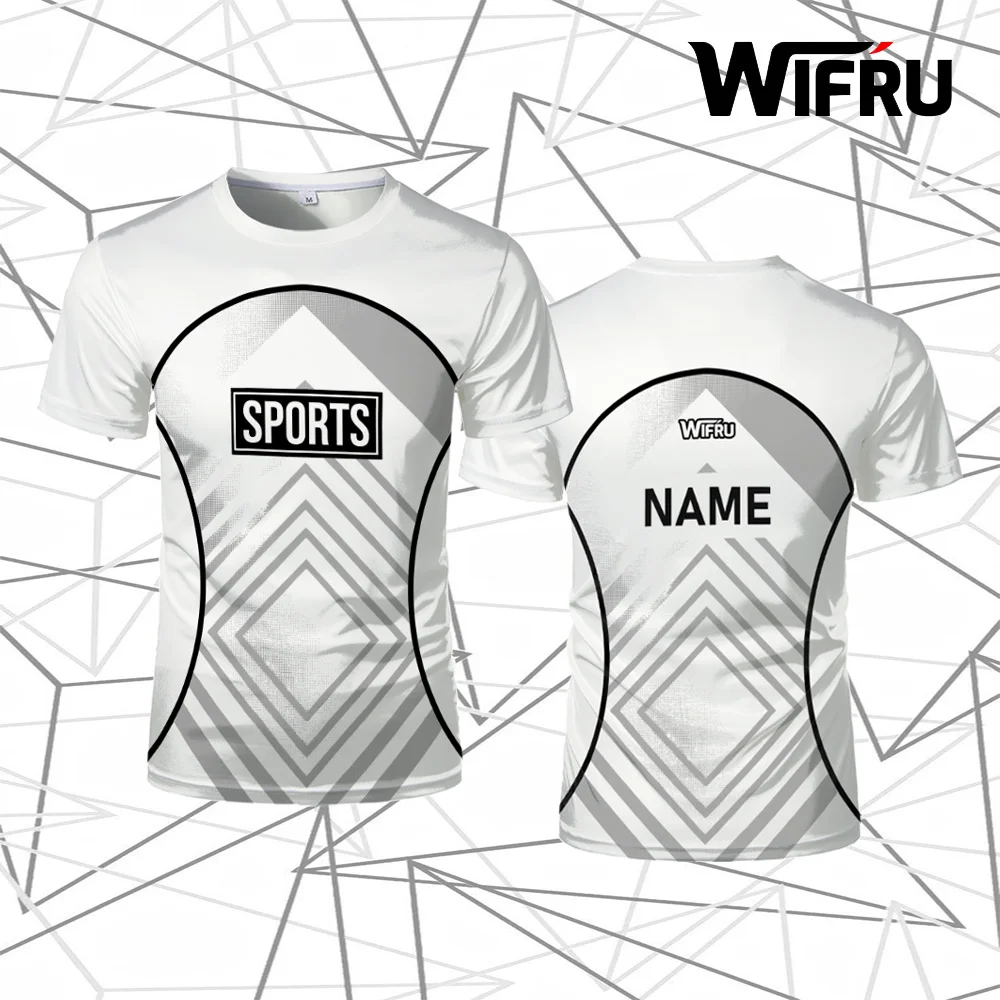 Fashion Sports Casual Men's Jersey Summer Cool Breathable Quick-drying Short-sleeved Tops WIFRU Personalized Custom T-shirt
Fashion Sports Casual Men's Jersey Summer Cool Breathable Quick-drying Short-sleeved Tops WIFRU Personalized Custom T-shirt