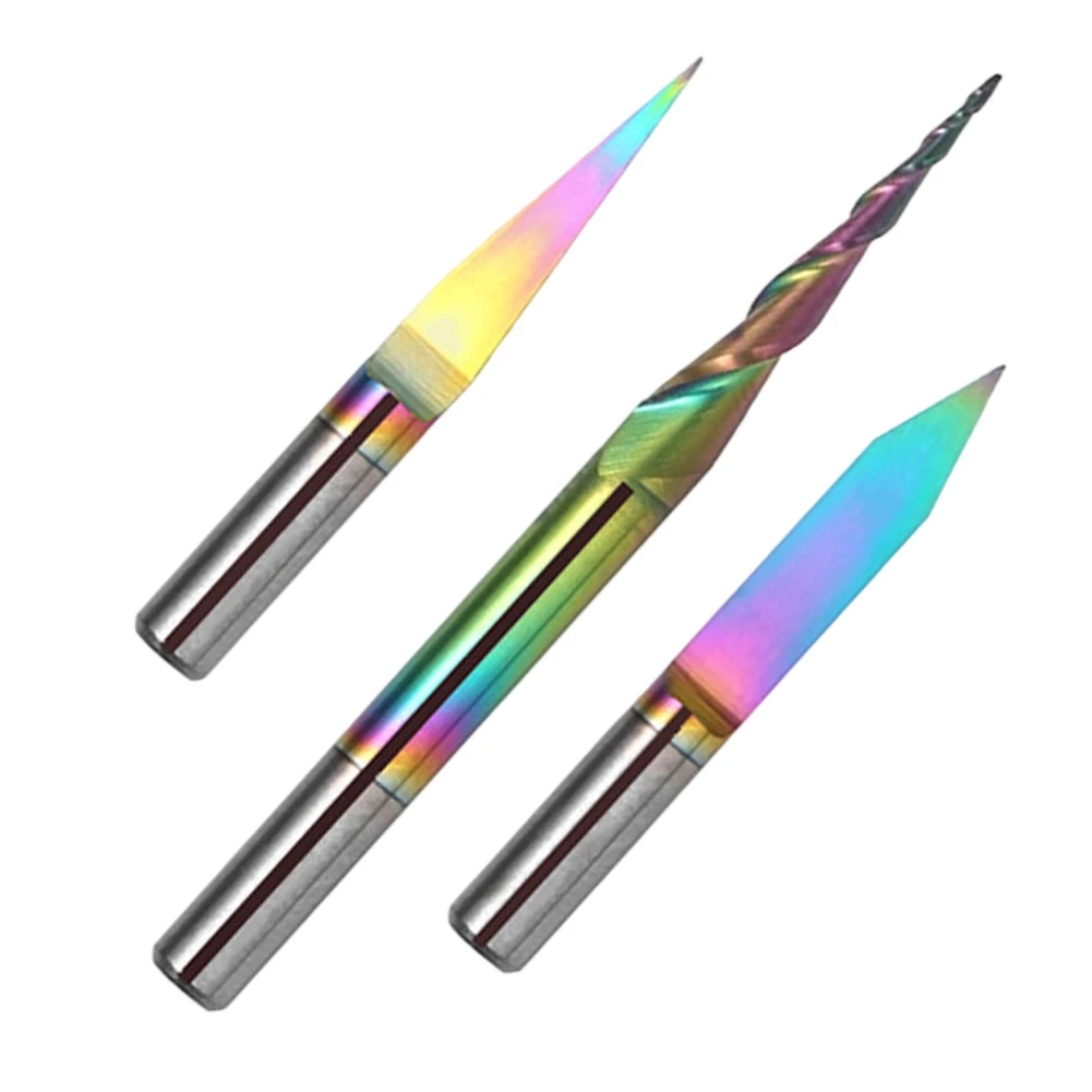 V-Shaped Taper Ball End Mill Set 3 pcs HRC55 Steel for Wood Plastic Aluminum CNC Engraving Grooving and Milling
V-Shaped Taper Ball End Mill Set 3 pcs HRC55 Steel for Wood Plastic Aluminum CNC Engraving Grooving and Milling