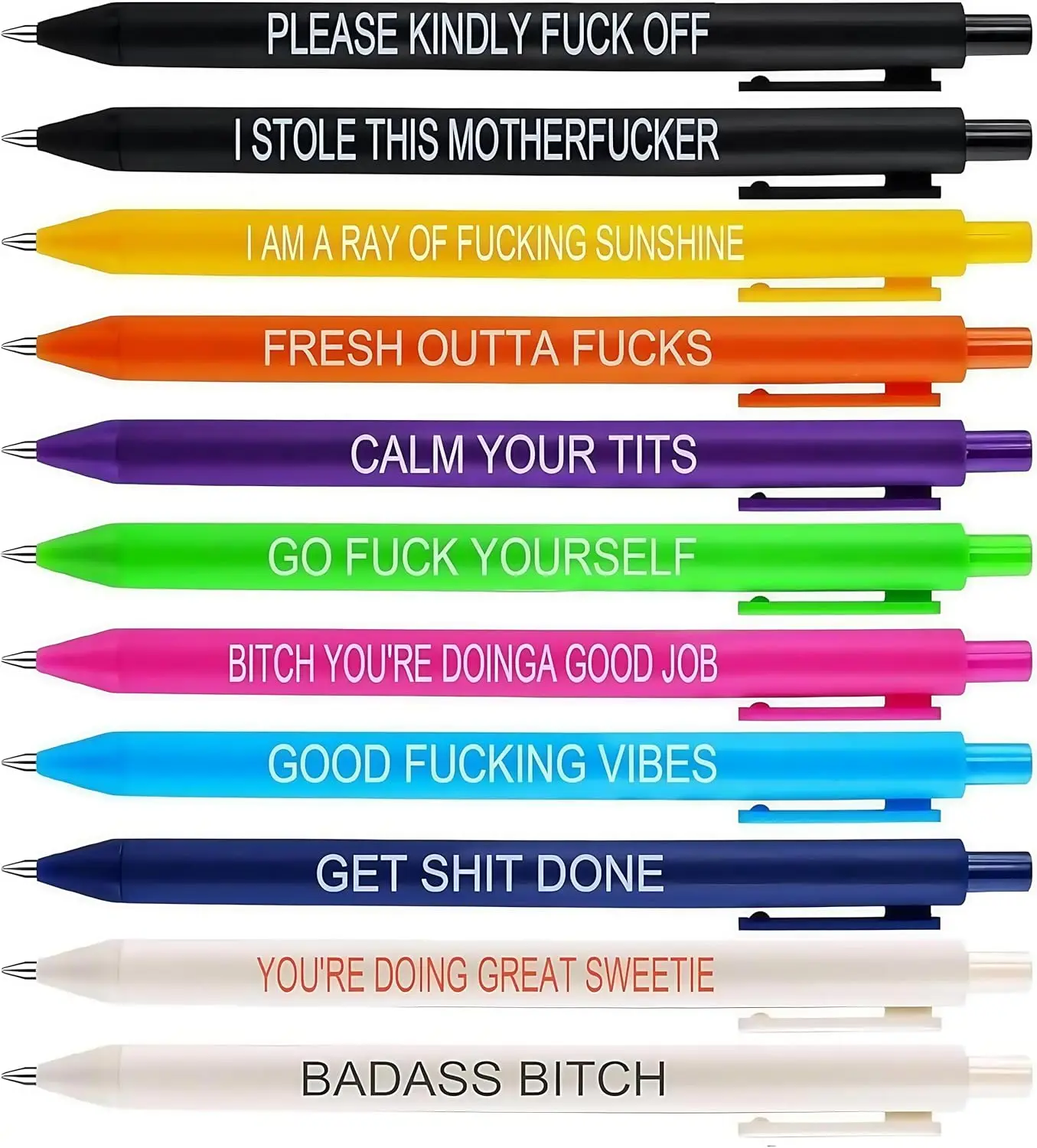 Забавные саркастические ручки для женщин — прикольные подарки с юмористическими надписями для медсестер, коллег и друзей — канцелярские товары с взрослым юмором
Забавные саркастические ручки для женщин — прикольные подарки с юмористическими надписями для медсестер, коллег и друзей — канцелярские товары с взрослым юмором