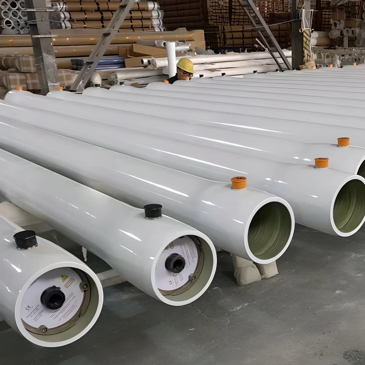 High Pressure Sea Water Shell Fiberglass Membrane Housing 2540 For Water Treatment System
High Pressure Sea Water Shell Fiberglass Membrane Housing 2540 For Water Treatment System