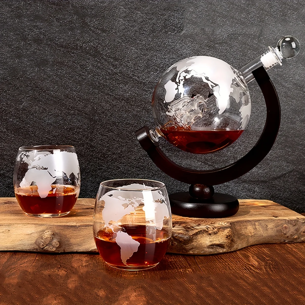 Whiskey Shaker Set, Globe Shaker Set with 2 Etched Whiskey Glasses, for Spirits, Bourbon, Cocktails, Vodka, Scotch Whiskey, Shaker Sets, Home Decor, Father'S Day Gifts
Whiskey Shaker Set, Globe Shaker Set with 2 Etched Whiskey Glasses, for Spirits, Bourbon, Cocktails, Vodka, Scotch Whiskey, Shaker Sets, Home Decor, Father'S Day Gifts
