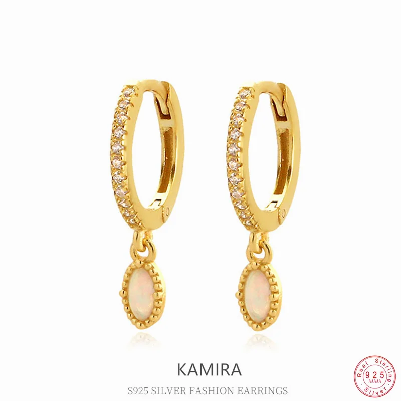 KAMIRA 925 Sterling Silver Vintage Luxury Opal Pendant Zircons Earrings for Women Wedding Party Temperament Elegant Fine Jewelry
KAMIRA 925 Sterling Silver Vintage Luxury Opal Pendant Zircons Earrings for Women Wedding Party Temperament Elegant Fine Jewelry