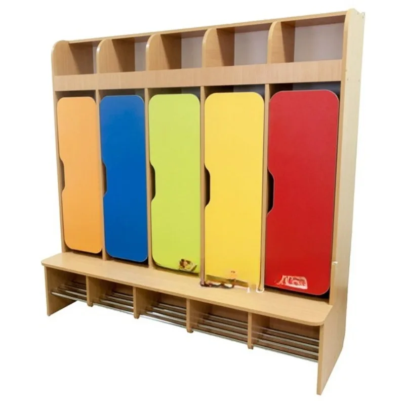 Colorful factory cheap furniture kindergarten bedroom wooden wardrobe children's cabinet 
Colorful factory cheap furniture kindergarten bedroom wooden wardrobe children's cabinet