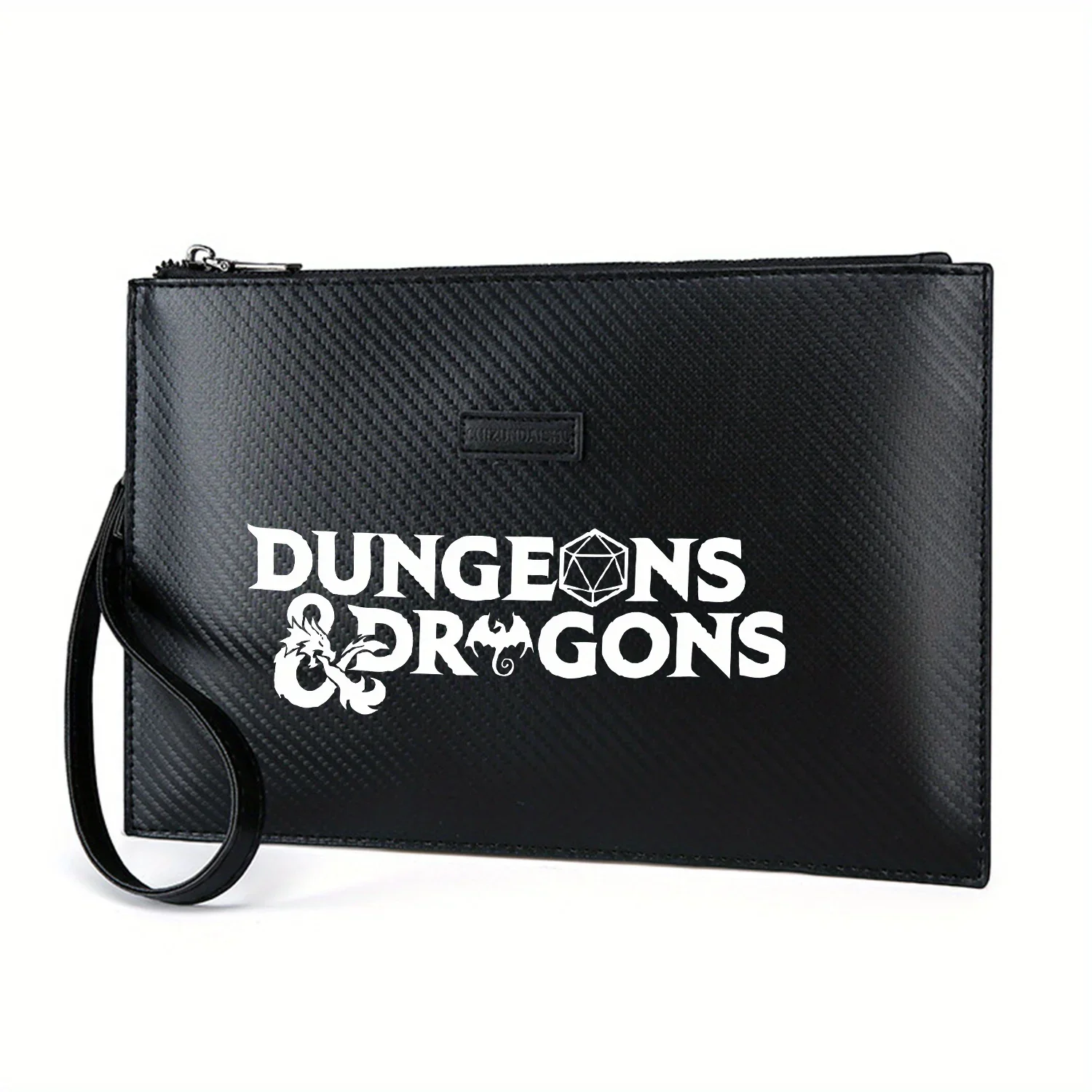 Логотип Dungeons & Dragons, белая эмблема, элегантная мужская сумка из искусственной кожи с принтом, модная и практичная для повседневной носки
Логотип Dungeons & Dragons, белая эмблема, элегантная мужская сумка из искусственной кожи с принтом, модная и практичная для повседневной носки