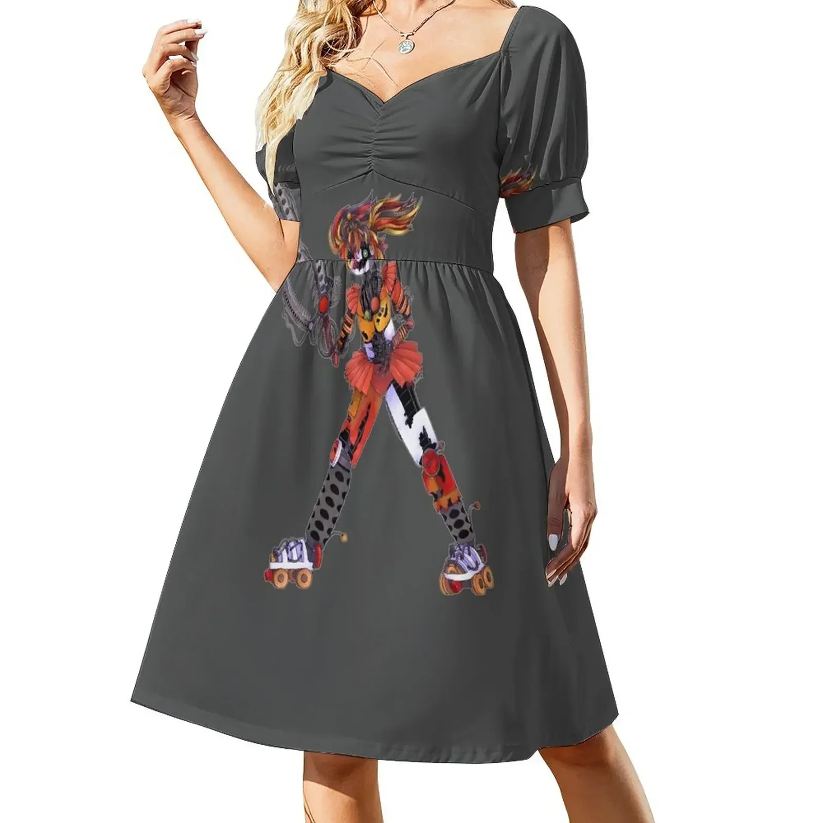 Scrap Babi Short-Sleeved Dress Aesthetic clothing Women's summer skirt Women's long dress Dress
Scrap Babi Short-Sleeved Dress Aesthetic clothing Women's summer skirt Women's long dress Dress