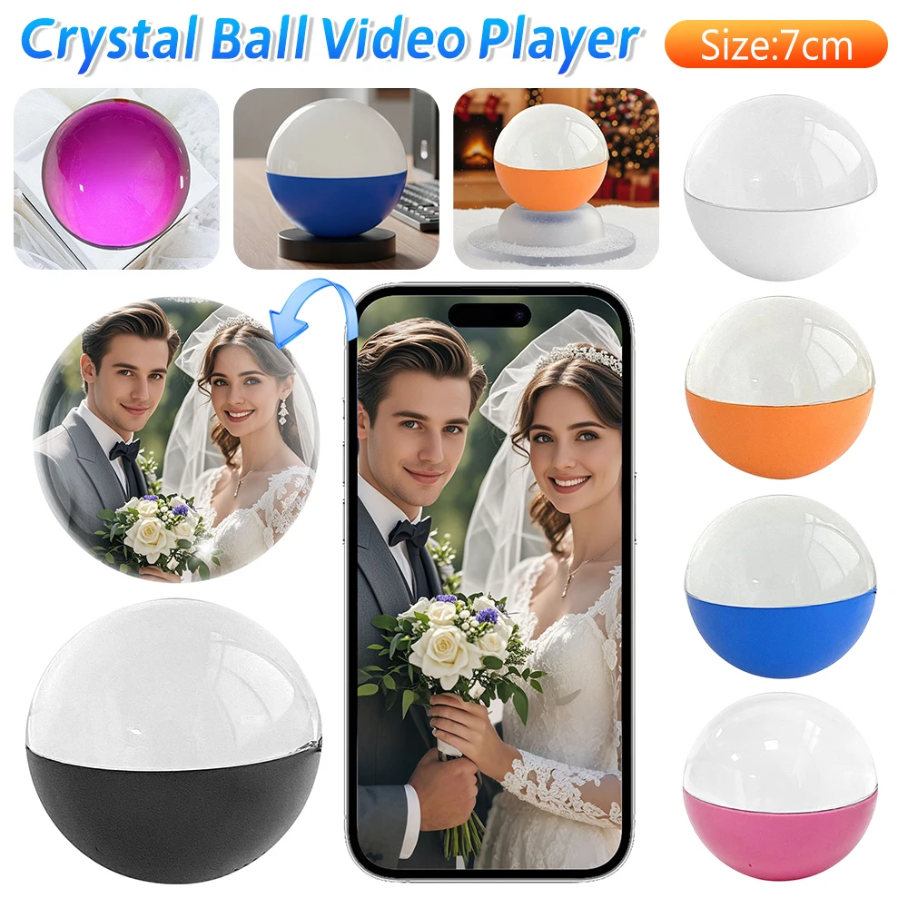 WIFI Version 3D Video Crystal Ball DIY Memory Orb Art Glass Ball Lamp Spherical Pixel Display 2.7inchs Screen Videos Player
WIFI Version 3D Video Crystal Ball DIY Memory Orb Art Glass Ball Lamp Spherical Pixel Display 2.7inchs Screen Videos Player
