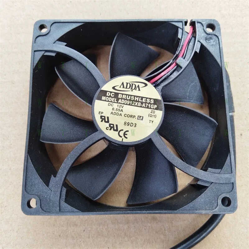 H 1 PCS For ADDA Fan AD0912XB-A71GP DC12V 0.55A 9025 9cm 2 wire cooling fan
H 1 PCS For ADDA Fan AD0912XB-A71GP DC12V 0.55A 9025 9cm 2 wire cooling fan