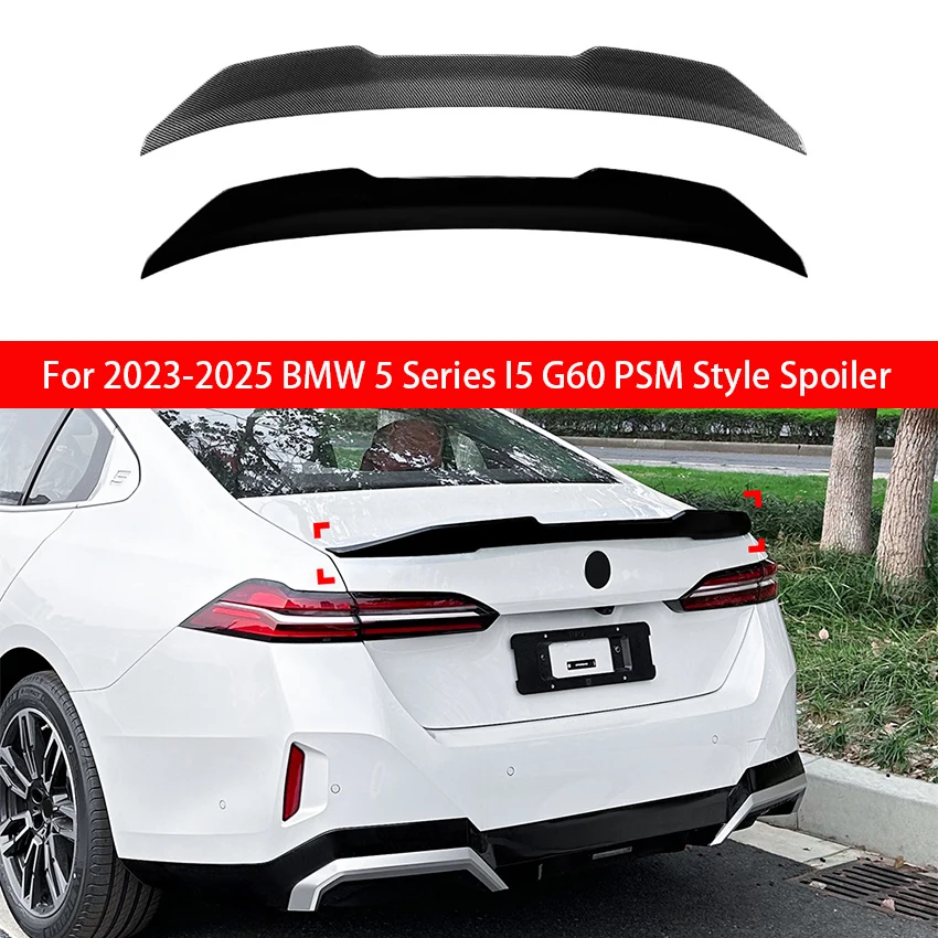 For 2023-2025 BMW I5 G60 Rear Trunk Spoiler Wing 5 Series 520i 520d 530i 530e 550e PSM Style Rear Spoiler Spoiler Caps Bodykits
For 2023-2025 BMW I5 G60 Rear Trunk Spoiler Wing 5 Series 520i 520d 530i 530e 550e PSM Style Rear Spoiler Spoiler Caps Bodykits