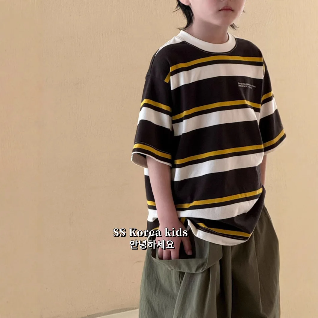 Children's Clothing Boys' Short Sleeved T-shirt New Summer Top Girls' Loose Korean Style Half Sleeved Fashion
Children's Clothing Boys' Short Sleeved T-shirt New Summer Top Girls' Loose Korean Style Half Sleeved Fashion