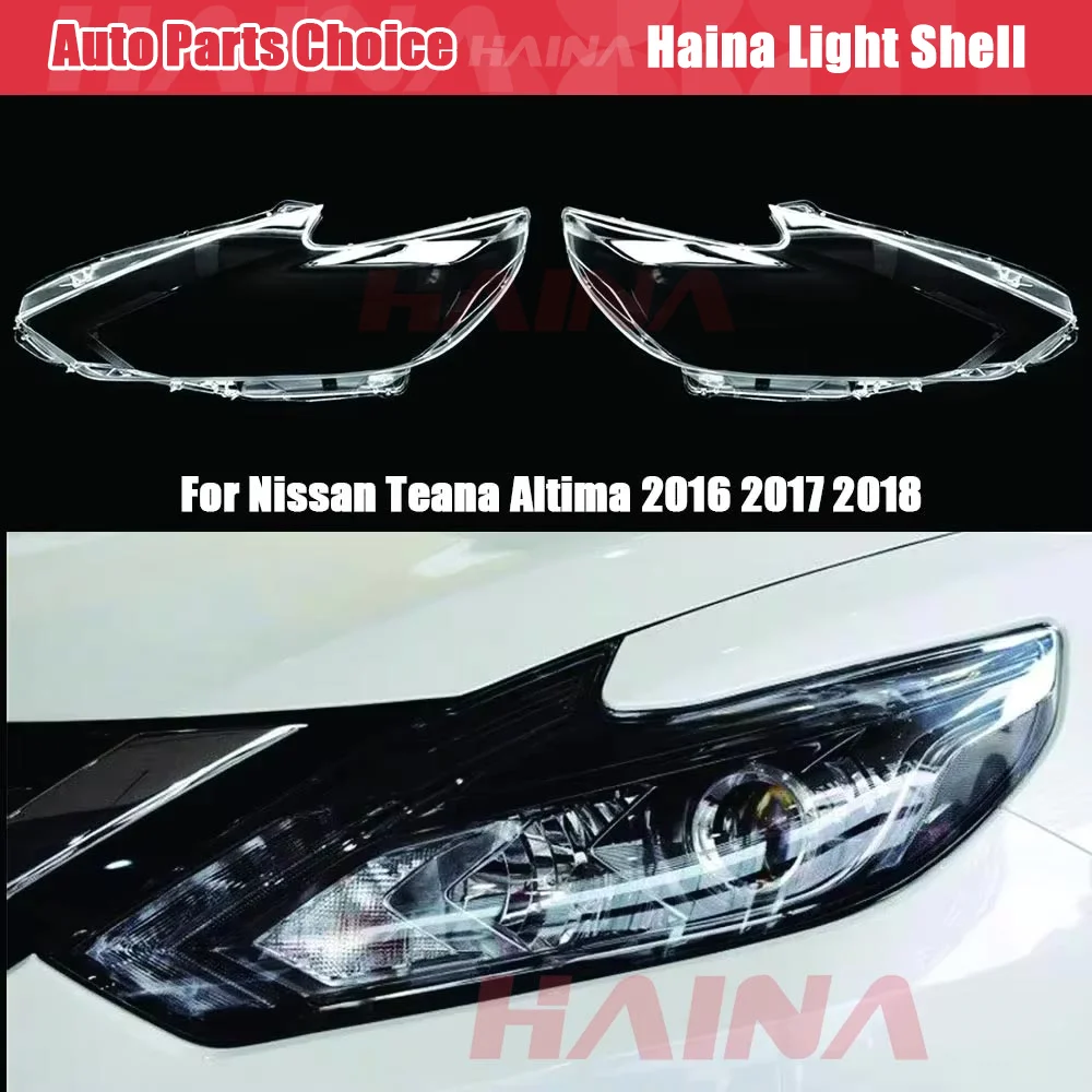 For Nissan Teana Altima 2016 2017 2018 Headlamp Lens Cover Headlights Shell Transparent Lampshade Replacement Glass Lamp Shade
For Nissan Teana Altima 2016 2017 2018 Headlamp Lens Cover Headlights Shell Transparent Lampshade Replacement Glass Lamp Shade