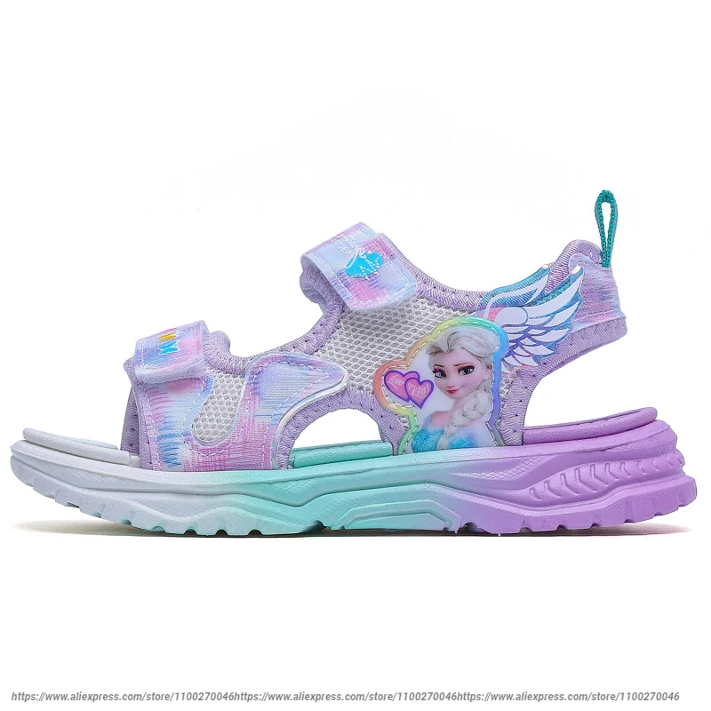 Disney Children Shoes Summer New Elsa Girls Mesh Beach Sandals Fashion Ins Frozen Princess Soft Bottom Light Sandals Size 26-37
Disney Children Shoes Summer New Elsa Girls Mesh Beach Sandals Fashion Ins Frozen Princess Soft Bottom Light Sandals Size 26-37