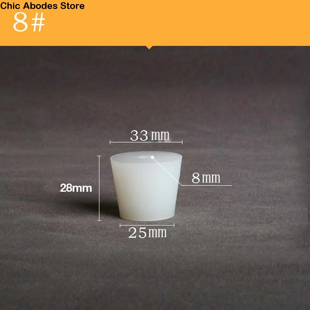 High-Temperature Resistant Wide Mouth Bottle Silicone Conical Bottle Stopper Fermenter Cover Silicone Plug Test Tube
High-Temperature Resistant Wide Mouth Bottle Silicone Conical Bottle Stopper Fermenter Cover Silicone Plug Test Tube