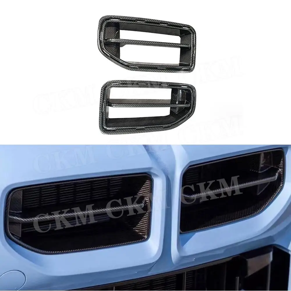 Carbon Fiber Car Front Grille Bumper Air Vent Covers Trims For BMW 2 Series M2 G87 2023+FRP Fog Lamp Grill Cover Racing Bodykits
Carbon Fiber Car Front Grille Bumper Air Vent Covers Trims For BMW 2 Series M2 G87 2023+FRP Fog Lamp Grill Cover Racing Bodykits