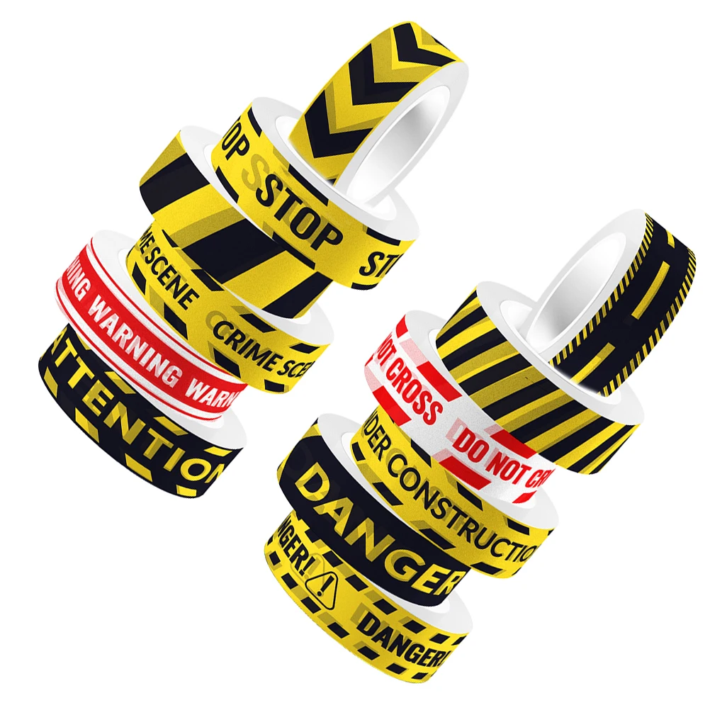 12 Rolls Transparent Tape DIY Craft Washi Scrapbooking Stickers Poster Warning Slogan Set Caution Line Photo Albums Decorative
12 Rolls Transparent Tape DIY Craft Washi Scrapbooking Stickers Poster Warning Slogan Set Caution Line Photo Albums Decorative