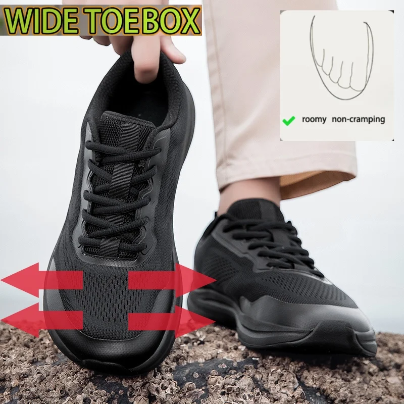 Men's Wide Casual Sports Shoes Comfortable Non-slip Sole Cushioning Lace Up Lightweight Breathable Wear-resistant Running Shoes
Men's Wide Casual Sports Shoes Comfortable Non-slip Sole Cushioning Lace Up Lightweight Breathable Wear-resistant Running Shoes