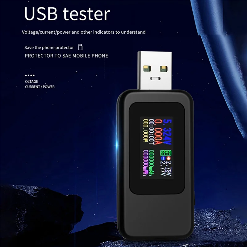 A96I-10 In 1 USB Tester DC Digital Voltmeter Amperimetro Current Voltage Meter Amp Volt Ammeter Detector Power Bank Charger
A96I-10 In 1 USB Tester DC Digital Voltmeter Amperimetro Current Voltage Meter Amp Volt Ammeter Detector Power Bank Charger