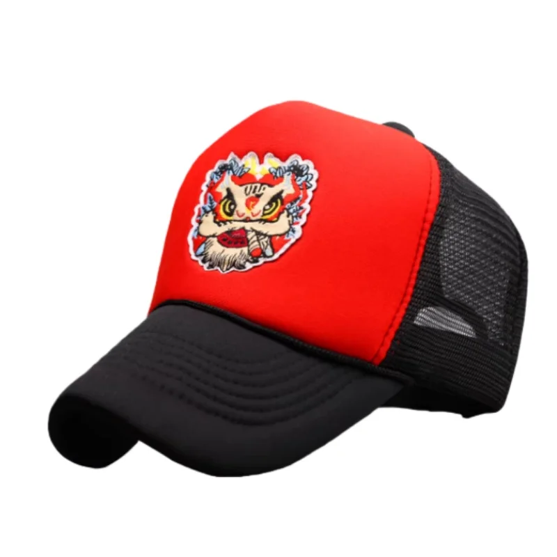 Новая китайская модная бейсболка с защитой от солнца и принтом «Танец льва», для большого обхвата головы, весна-лето, унисекс, с высокой тульей и сеткой
Новая китайская модная бейсболка с защитой от солнца и принтом «Танец льва», для большого обхвата головы, весна-лето, унисекс, с высокой тульей и сеткой