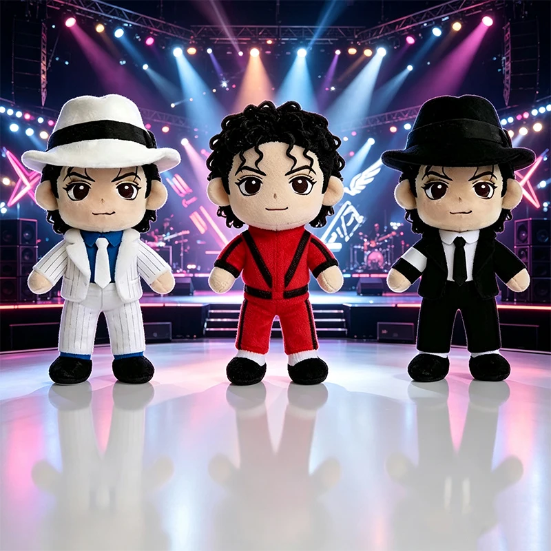 23Cm Michael Jackson Plush Toy Cute Dance King Doll Fans Collection Friend Birthday Gift
23Cm Michael Jackson Plush Toy Cute Dance King Doll Fans Collection Friend Birthday Gift