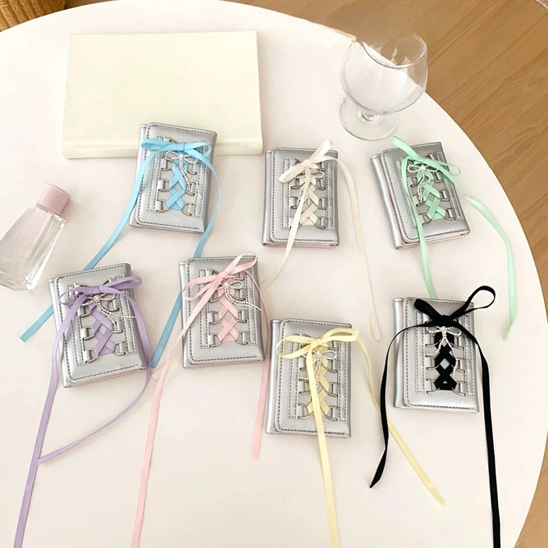 1 Pc Sweet Korean Card Wallet for Girl Fashion Ballet Style Lace Bow Short ID Card Purse Portable Creative Short Student Wallets
1 Pc Sweet Korean Card Wallet for Girl Fashion Ballet Style Lace Bow Short ID Card Purse Portable Creative Short Student Wallets