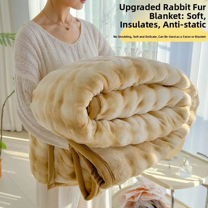 Thickened Class a Rabbit Fleece Blanket Tokas Printed Bubble Velvet Office Nap Cover Blanket Gift Blanket Polyester Fiber
Thickened Class a Rabbit Fleece Blanket Tokas Printed Bubble Velvet Office Nap Cover Blanket Gift Blanket Polyester Fiber