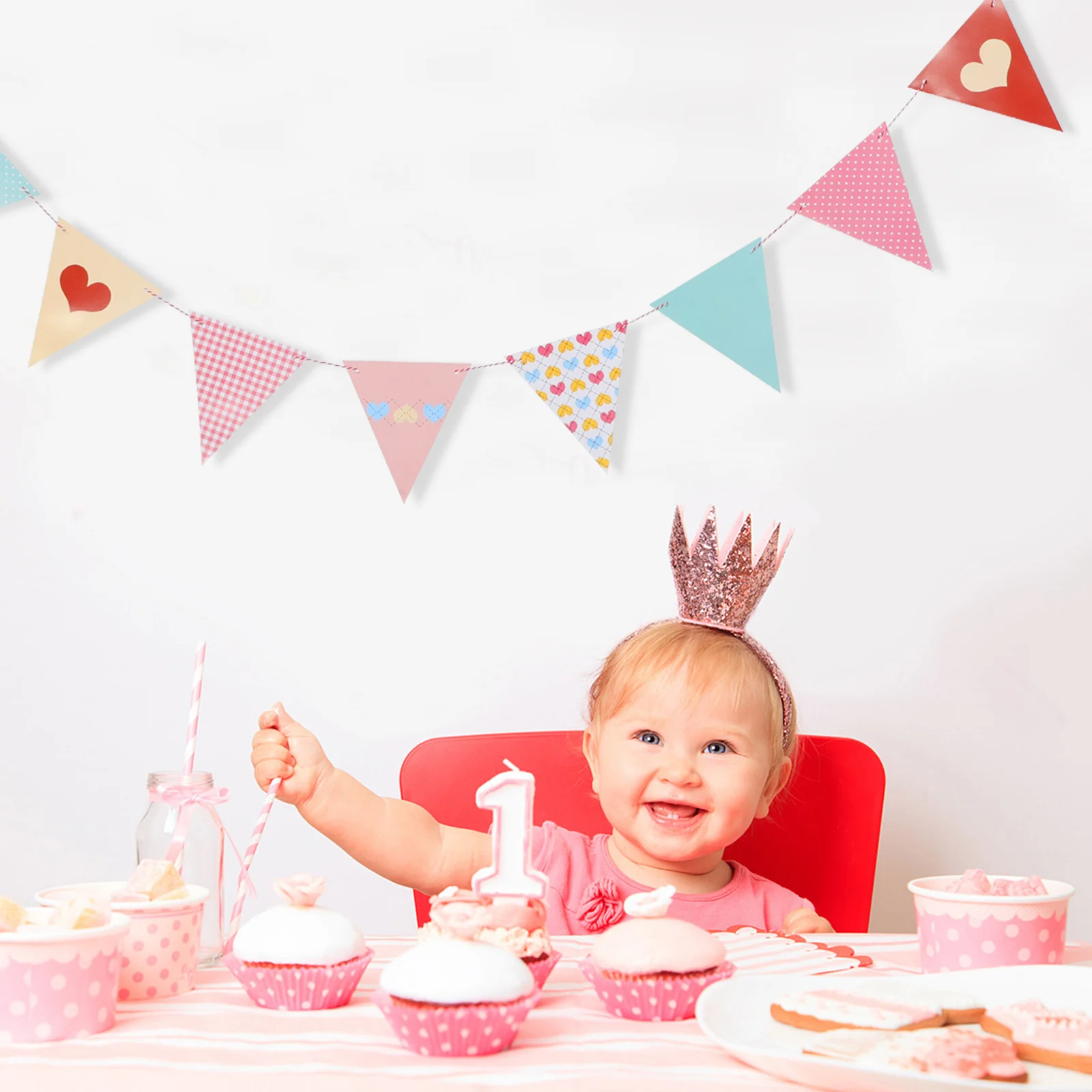 Dot Pennant Flag Colorful Banner Flags for Decoration Hanging Banners Bunting Garland Party
Dot Pennant Flag Colorful Banner Flags for Decoration Hanging Banners Bunting Garland Party