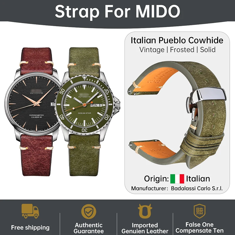 Quick Release Watch Band Top Grain Leather Watch Straps for Men Women Compatible with IWC Watch Belt 20mm 22mm 24mm
Quick Release Watch Band Top Grain Leather Watch Straps for Men Women Compatible with IWC Watch Belt 20mm 22mm 24mm