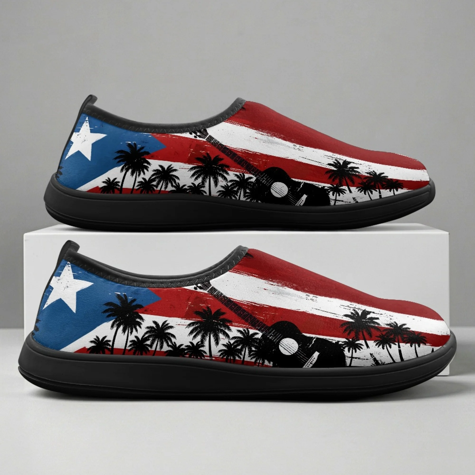 XIXIRIMIDO Slip-on Wide-toed Shoes Puerto Rican Flag Men's Breathable Mesh Shoes Womens Fashion Summer Sneakers Walking Shoes
XIXIRIMIDO Slip-on Wide-toed Shoes Puerto Rican Flag Men's Breathable Mesh Shoes Womens Fashion Summer Sneakers Walking Shoes