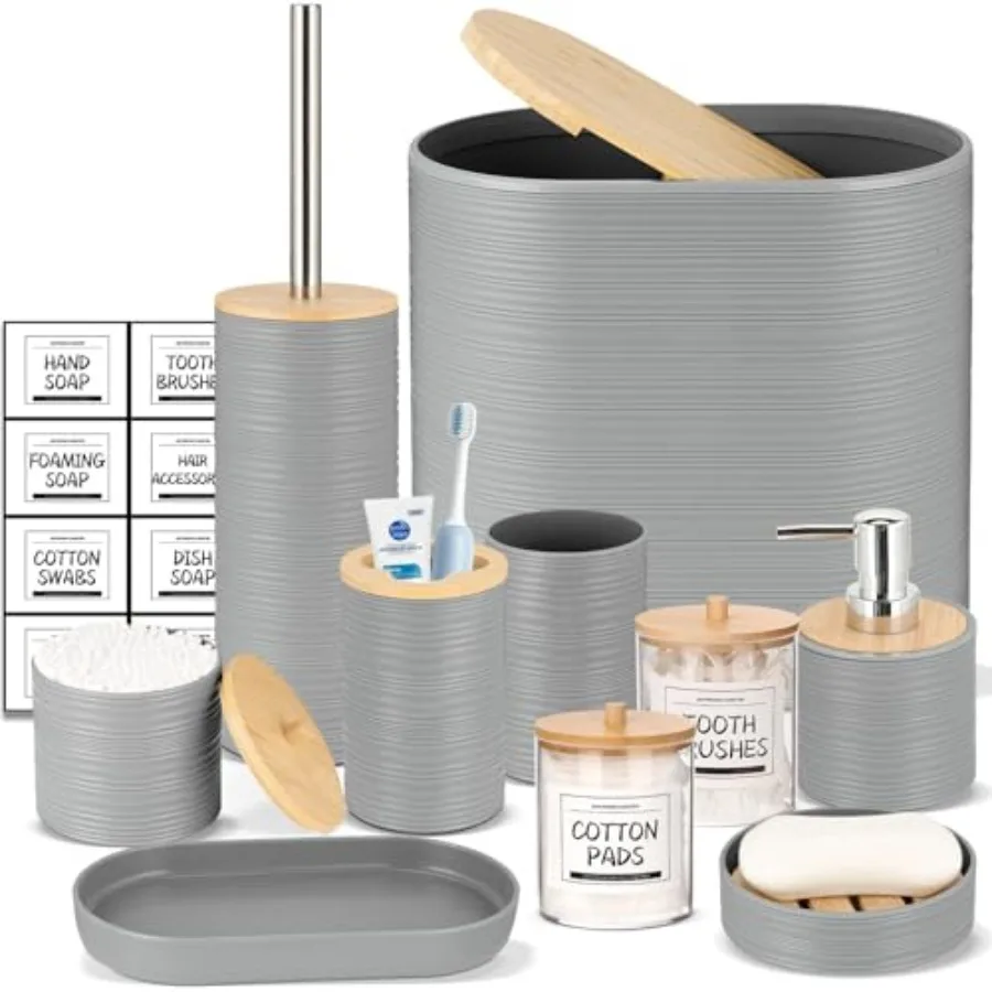 Accessory - Accessories with Trash Can, Soap Dispenser, Soap Dish, Toothbrush Holder, Toothbrush Cup, Toilet Brush Holder, Qtip
Accessory - Accessories with Trash Can, Soap Dispenser, Soap Dish, Toothbrush Holder, Toothbrush Cup, Toilet Brush Holder, Qtip