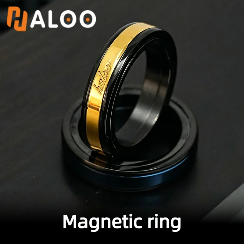 HALOOPLAYER Magnetic Stainless Steel Fingertip Ring Portable Outdoor Stress-relieving Toy
HALOOPLAYER Magnetic Stainless Steel Fingertip Ring Portable Outdoor Stress-relieving Toy