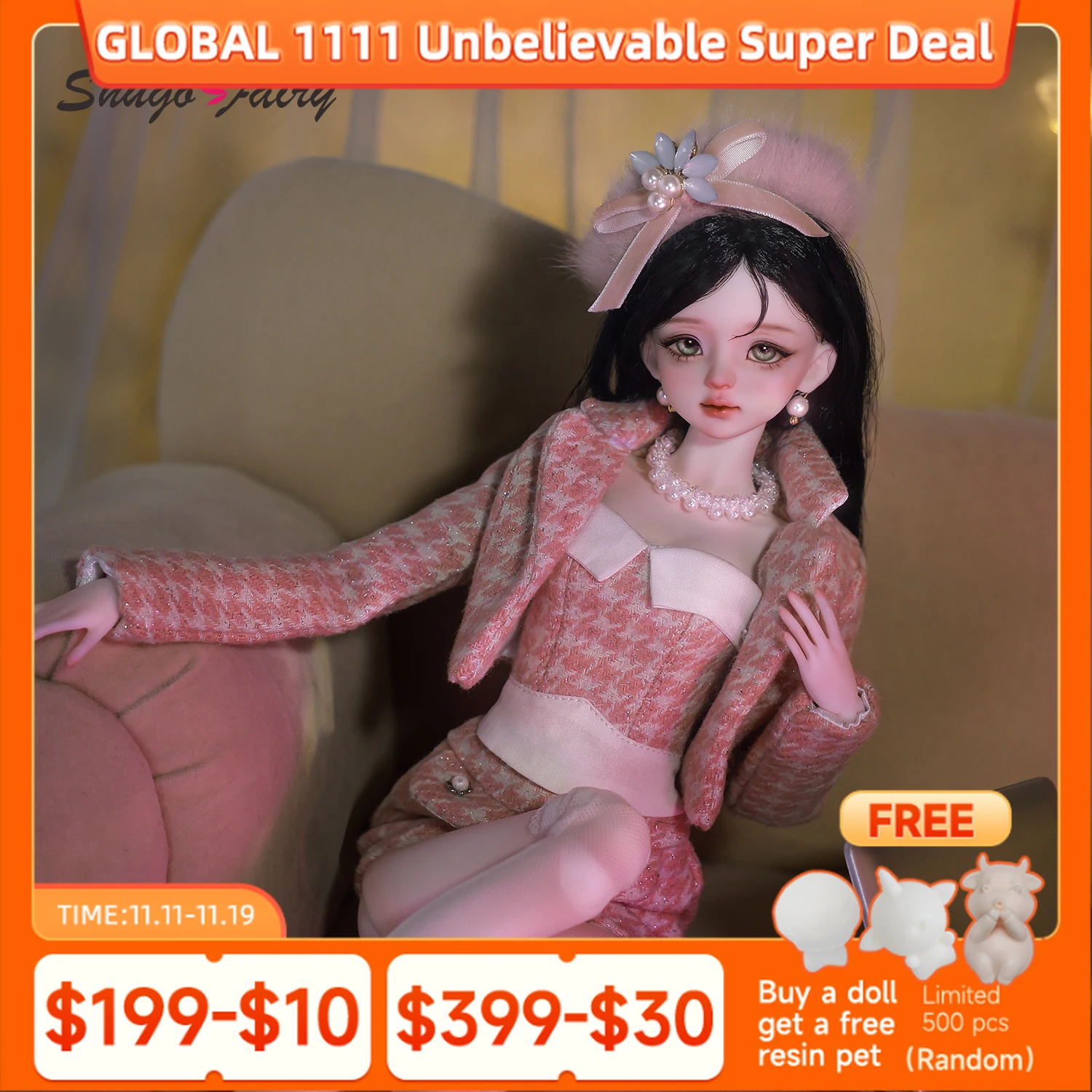 ShugaFairy Evadne Bjd 1/4 Huagao кукла тело OOTD благородной дочери 1/4 Bjd кукла одежда нежный подарок подвижные куклы полный комплект
ShugaFairy Evadne Bjd 1/4 Huagao кукла тело OOTD благородной дочери 1/4 Bjd кукла одежда нежный подарок подвижные куклы полный комплект